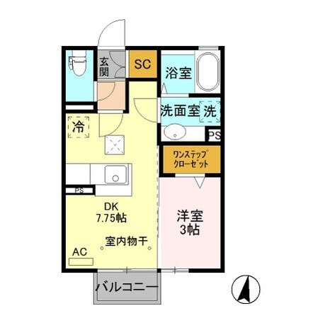 ベルーネ・ココの物件間取画像